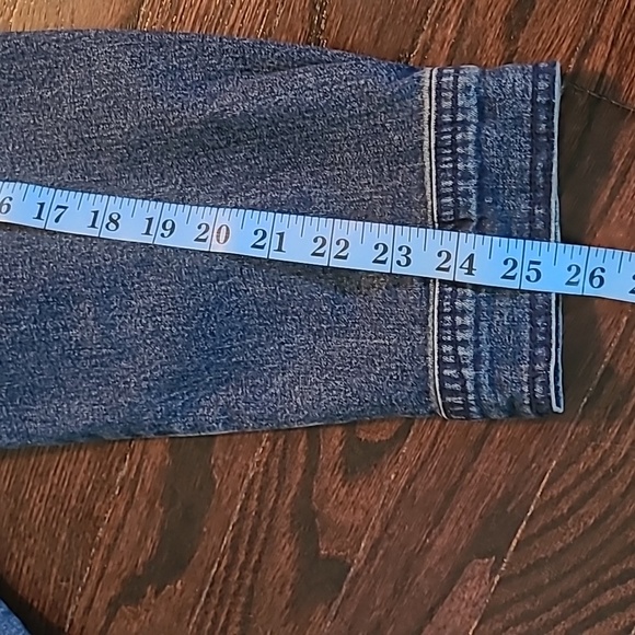 Denim 24/7 Wmns Plus 30W Blue Denim Gold Beaded Sequins Jacket Embellished Bling - Picture 16 of 16